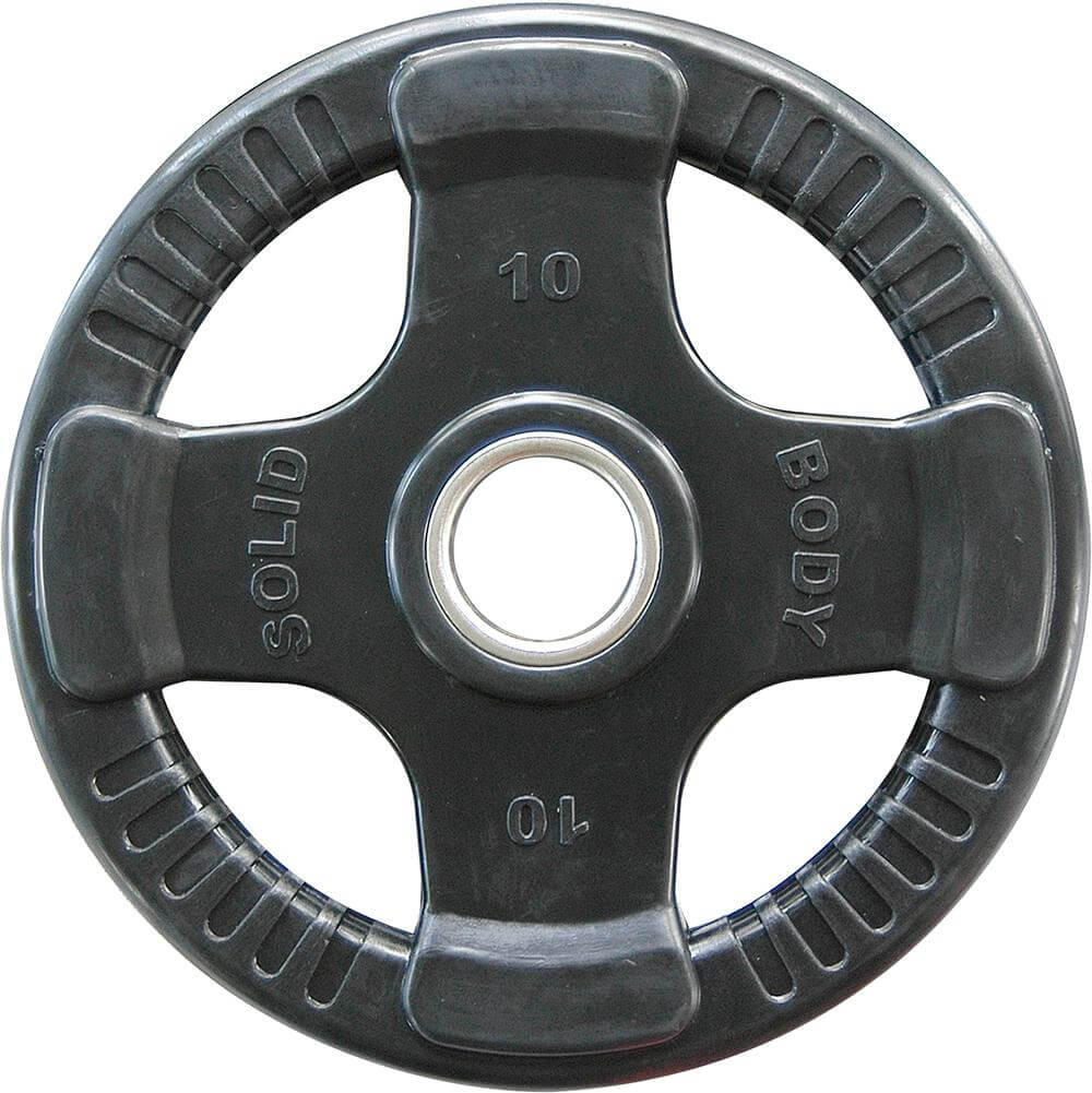Body-Solid Rubber 4-Grip Olympic Plate 50mm 10 kg